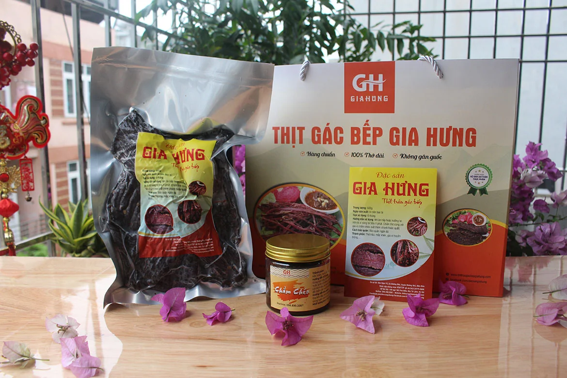 Set quà biếu thịt gác bếp